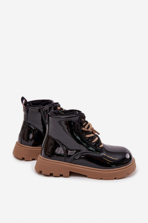 aquecimento Botas Infantil com efeito vernizPrzypinką ursinhos de pelúcia cor preta Jovellea aquecimento Botas Infantil com efeito vernizPrzypinką ursinhos de pelúcia cor preta Jovellea