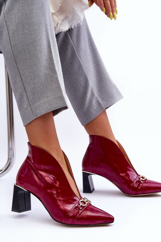 Pele Botas com salto Tem que serciejka 05262-15 cor rosa