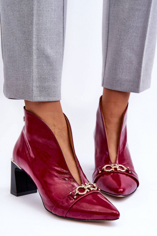 Pele Botas com salto Tem que serciejka 05262-15 cor rosa