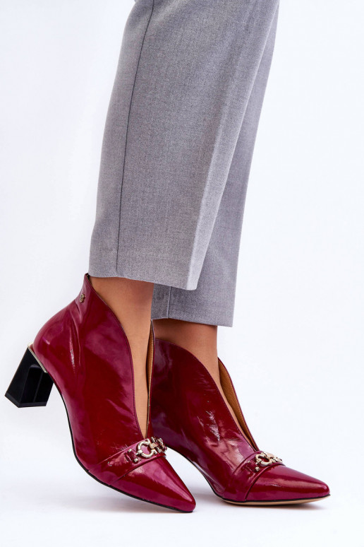 Pele Botas com salto Tem que serciejka 05262-15 cor rosa