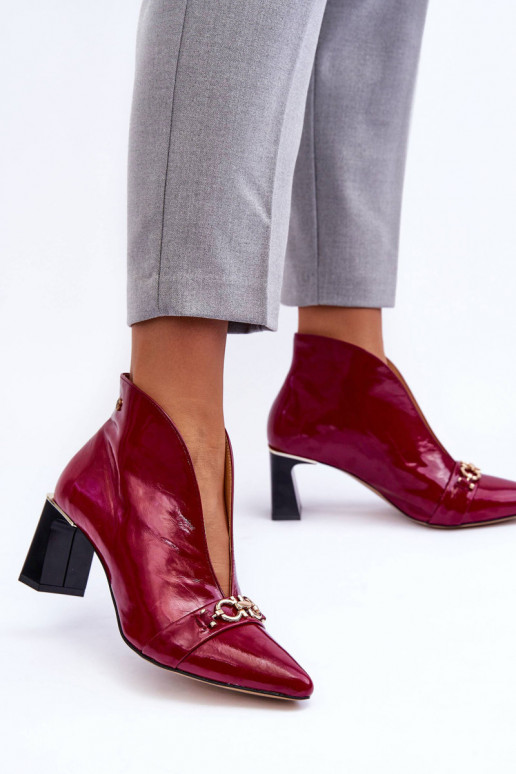 Pele Botas com salto Tem que serciejka 05262-15 cor rosa