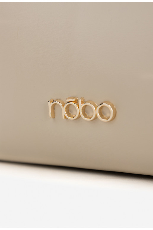 Portátil Compradorka com fivelas NOBO BAG6010-015 Brilhantementebege