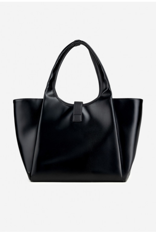 Portátil Compradorka com fivelas NOBO BAG6010-020 preto
