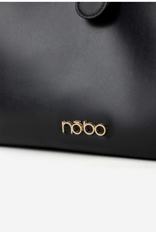 Portátil Compradorka com fivelas NOBO BAG6010-020 preto