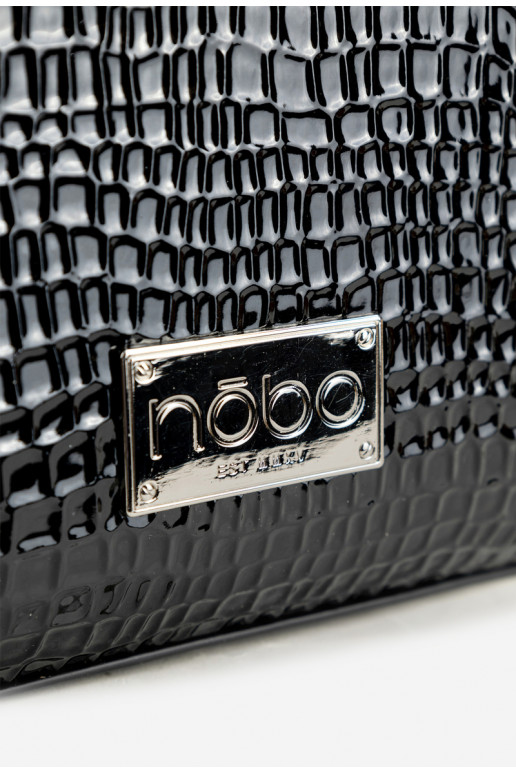 com efeito verniz PortátilTłoczonym Um exemplo NOBO BAG6150-M20 preto