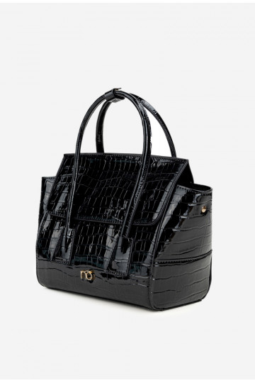 Uma bolsa pequena Porta-malasTłoczonym Um exemplo NOBO BAG5800-M20 preto 2