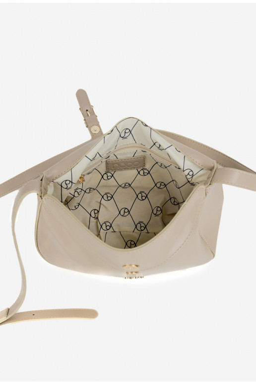 Portátil Carteiro NOBO BAG5780-M15 cor de marfim