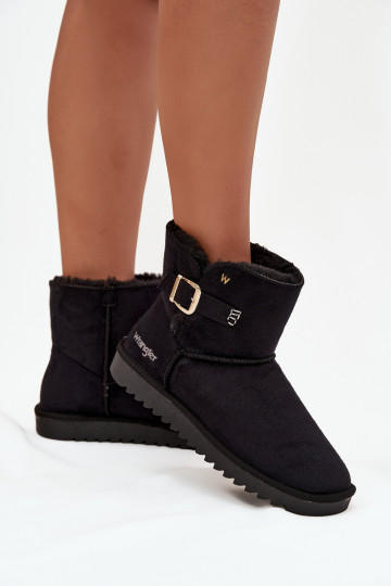 Botas de neve Feminino com fivelas EMrangler 20253091.25Y cor preta