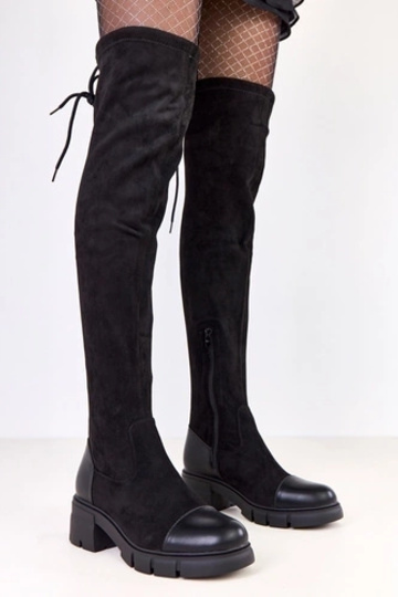 Botas longas de camurça... 2