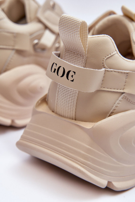 tênis À modalo de tênis GOE MM2N4015 bege