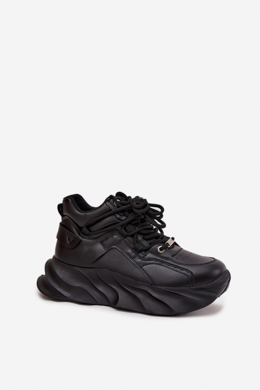 À modalo de tênis Feminino couro natural GOE SS2N4036 cor preta