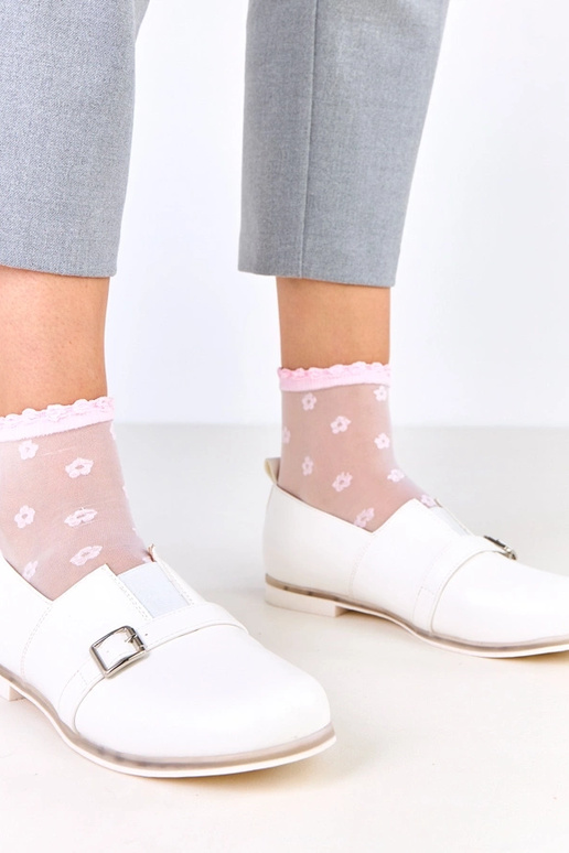 Botas femininas de cano curto brancas...