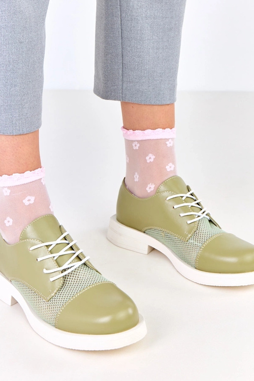 Botas femininas de cano curto verdes...