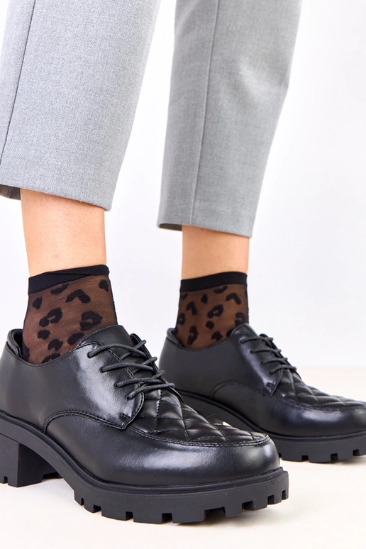 Boinas pretas com costura Kensey