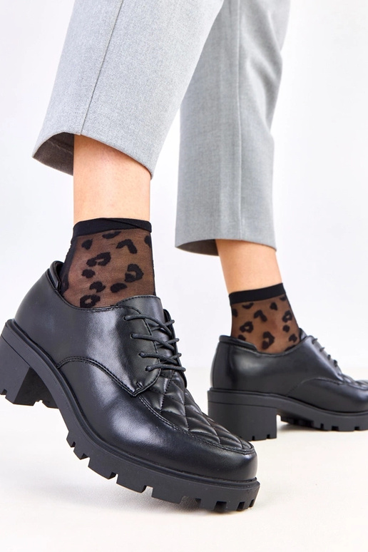 Boinas pretas com costura Kensey