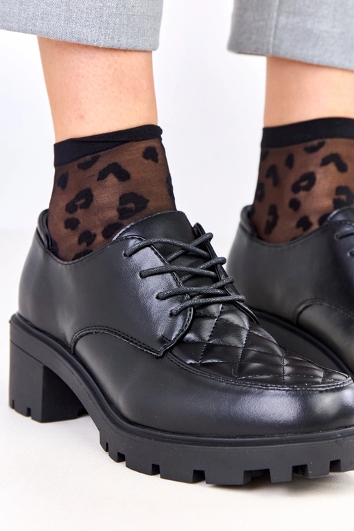 Boinas pretas com costura Kensey