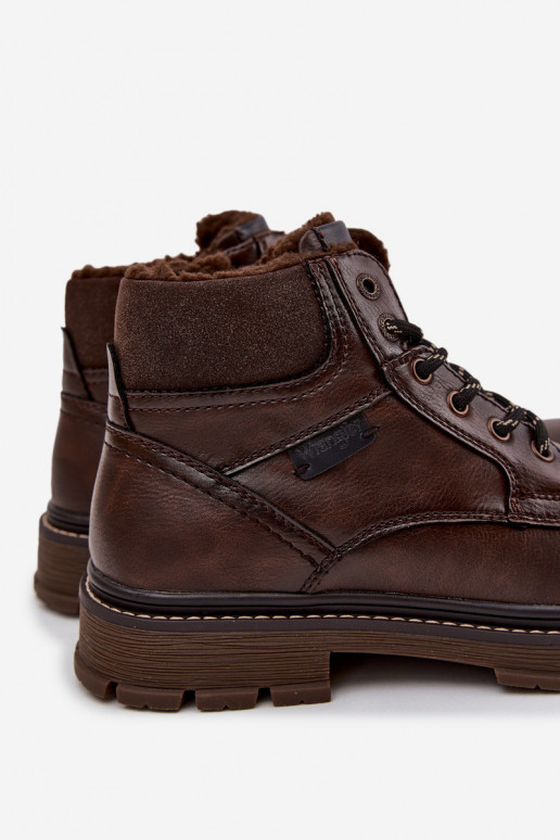 sapato Tem que sercho aquecimento EMrangler 20253034.IKU marrom escuro