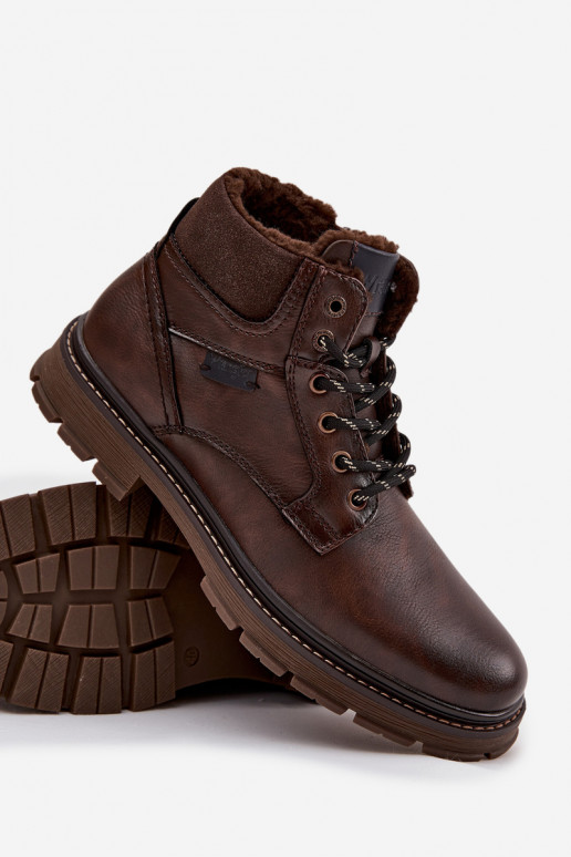 sapato Tem que sercho aquecimento EMrangler 20253034.IKU marrom escuro