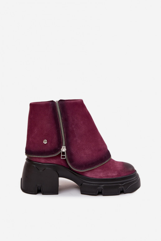 Pele Botas femininasEMyParainiętą CholeParaką Tem que serciejka 07145-23 Borgonha