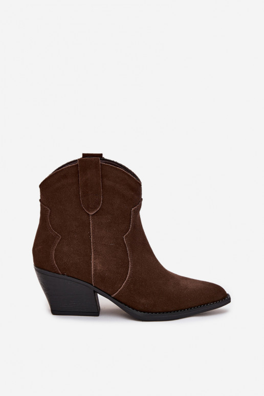Um modelo atraente botas estilo coParaboy FemininoHabilitadoturalnego de camurçau CzekoladoParae Beretta Um modelo atraente botas estilo coParaboy FemininoHabilitadoturalnego de camurçau CzekoladoParae Beretta