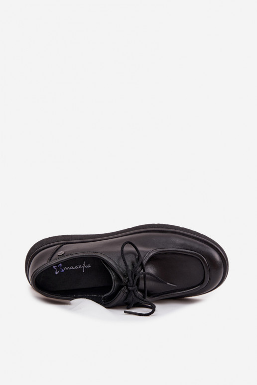 Pele sapato Feminino Tem que serciejka K7189-01 cor preta Pele sapato Feminino Tem que serciejka K7189-01 cor preta