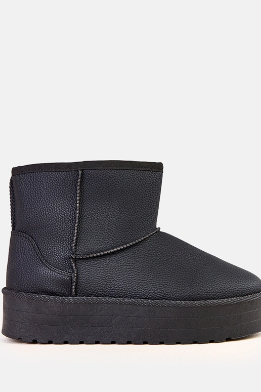 Botas de neve baixas pretas com... Botas de neve baixas pretas com...