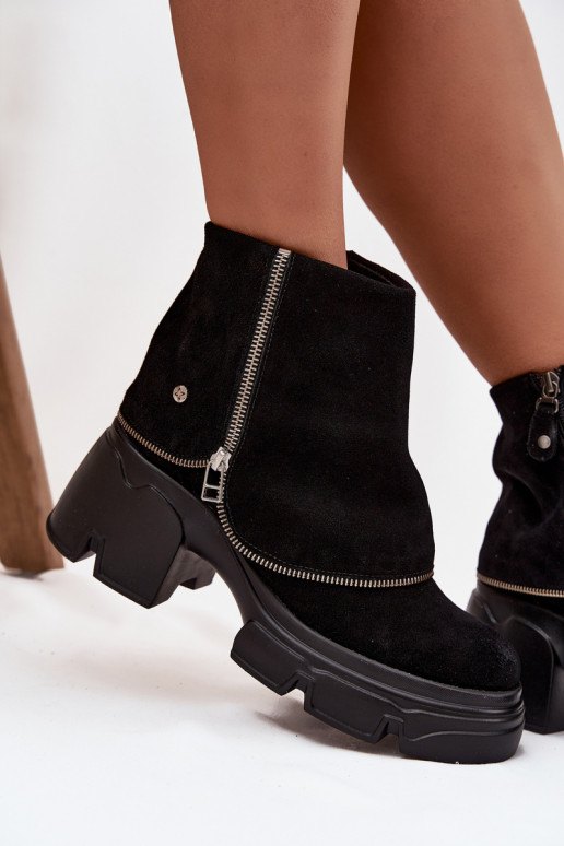 Pele Botas femininasEMyParainiętą CholeParaką Tem que serciejka 07145-01 cor preta