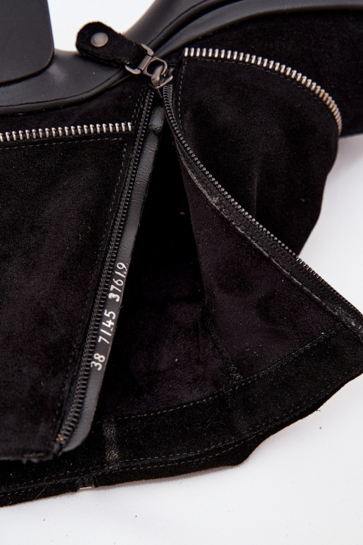 Pele Botas femininasEMyParainiętą CholeParaką Tem que serciejka 07145-01 cor preta