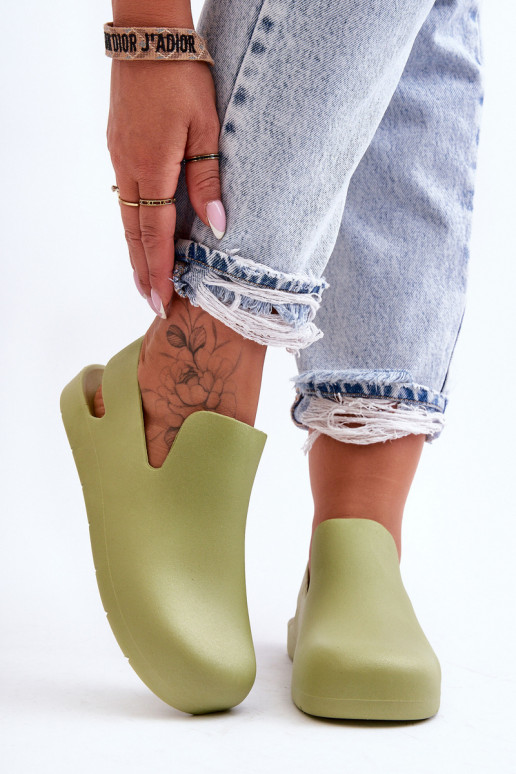 Chinelos de borracha cor verde Meriko Chinelos de borracha cor verde Meriko