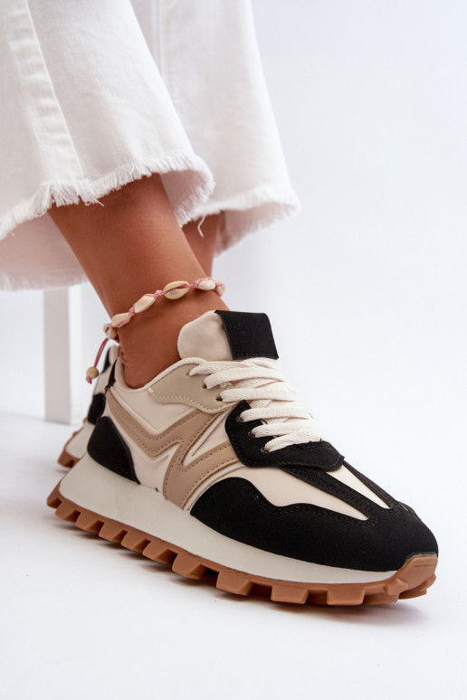 À modalo de tênis tênis Feminino cor preta Kalelia