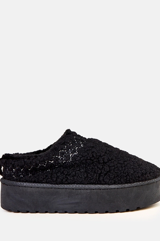 Botas de neve pretas baixas com... Botas de neve pretas baixas com...