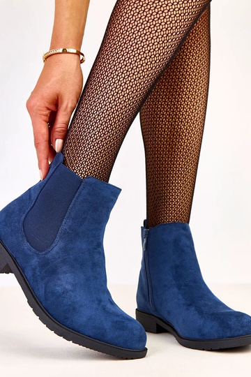 Botins azul marinho com... 2