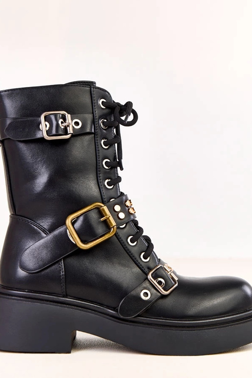 Botas femininas de cano alto pretas... Botas femininas de cano alto pretas...