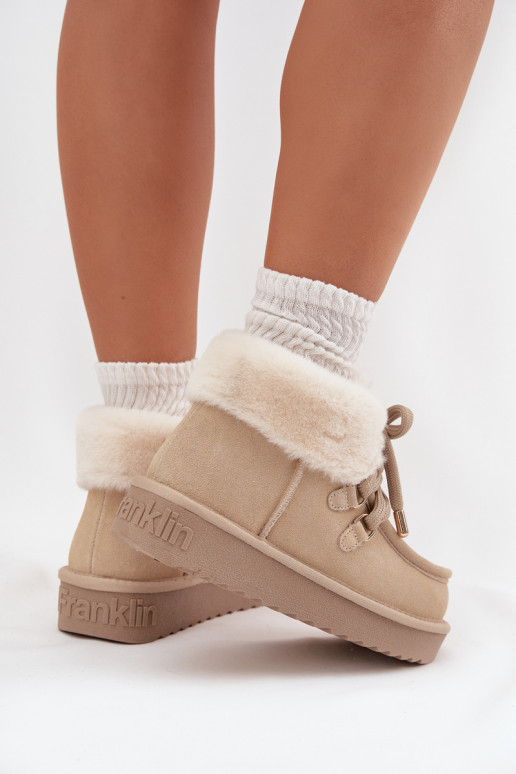 Botas de neve FemininoHabilitadoturalnego de camurçau D.Franklin DFSH375006 cor de marfim Botas de neve FemininoHabilitadoturalnego de camurçau D.Franklin DFSH375006 cor de marfim