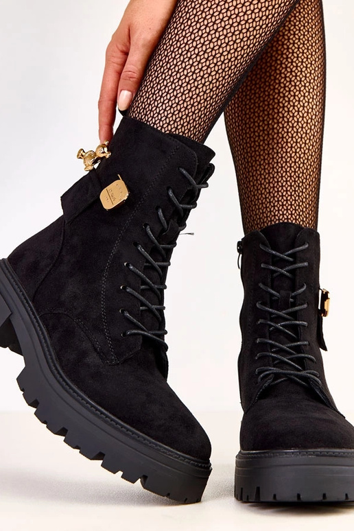 Botas de trekking femininas pretas... Botas de trekking femininas pretas...