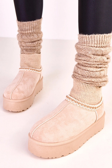 Botas de neve baixas em tom... 2