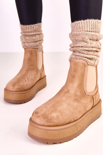 Botas de neve baixo escuro com inserção elástica Nancey 2
