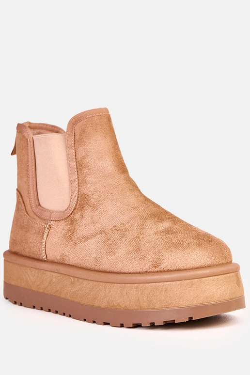 Botas de neve baixo escuro com...