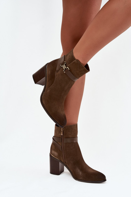 Botas femininasHabilitadoturalnego de camurçau com salto aquecimento Sergio Leone BT25384-S cor cáqui Botas femininasHabilitadoturalnego de camurçau com salto aquecimento Sergio Leone BT25384-S cor cáqui