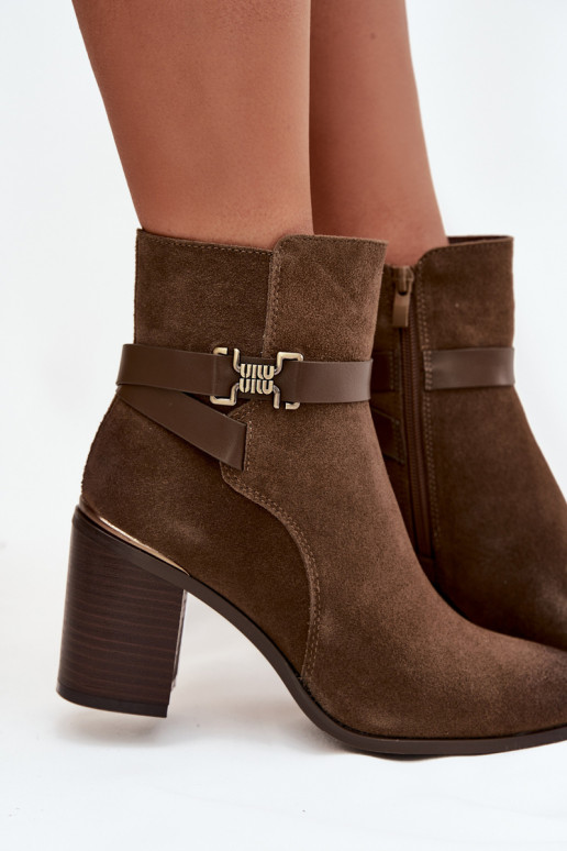 Botas femininasHabilitadoturalnego de camurçau com salto aquecimento Sergio Leone BT25384-S cor cáqui Botas femininasHabilitadoturalnego de camurçau com salto aquecimento Sergio Leone BT25384-S cor cáqui