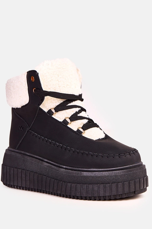 Botas esportivos quentes pretos com...