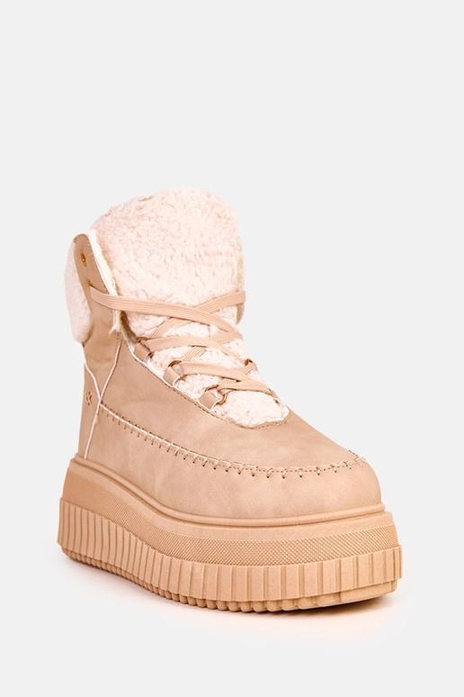 Botas esportivos quentes marrons com...