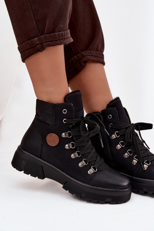 aquecimento sapato Feminino com uma plataforma cor preta Zaraine