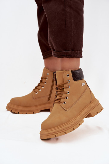 Botas femininas quentes estilo castelo marrons Selinda 2