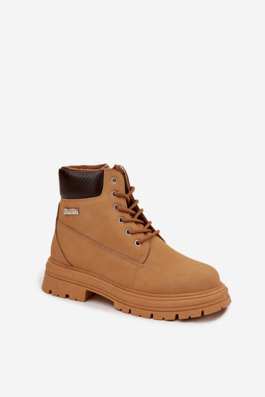 aquecimento sapato Feminino Casal o castelo cor marrom Selinda