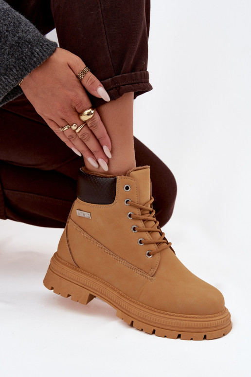 aquecimento sapato Feminino Casal o castelo cor marrom Selinda