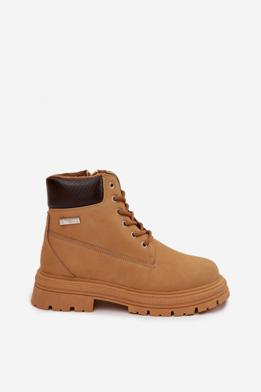 aquecimento sapato Feminino Casal o castelo cor marrom Selinda