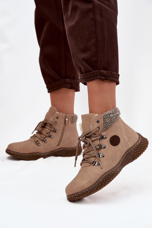 aquecimento Botas sapato Feminino bege Zenaya