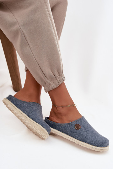 sapato caseiro Chinelos Feminino Inblu CS000047 azul claro