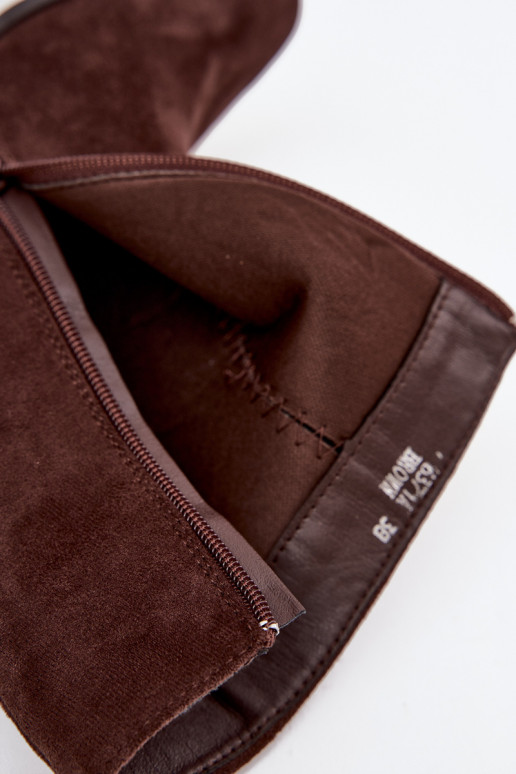 Botas femininasde camurça ecológicau CzekoladoParae Inessa Botas femininasde camurça ecológicau CzekoladoParae Inessa